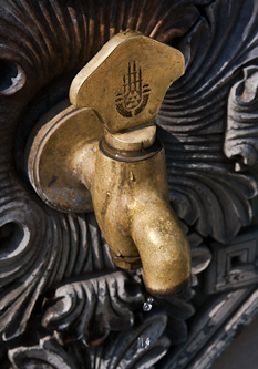 Water tap for the Blue Mosque in Istanbul