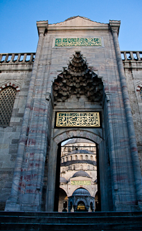 Entrance to the Blue Mosque